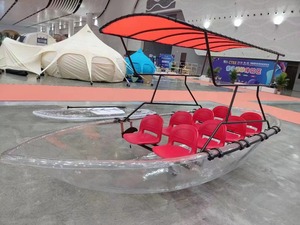 Kayak Transparente Popular Dolphin con Fondo de Cristal para Navegación en el Océano, <span class=keywords><strong>Alquiler</strong></span> en la Playa, Moldeado en PC, con Motor y Remo - Product Image 4