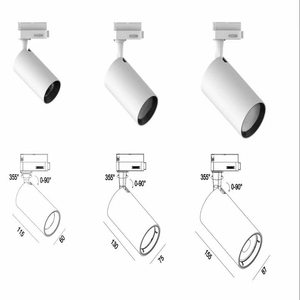 Đèn theo dõi <span class=keywords><strong>2025</strong></span> mới 25W 30W 35W 2 Dây 3 dây 4 Dây Cửa hàng trung tâm mua sắm nhôm COB SMD tùy chỉnh đèn LED theo dõi tại chỗ - Product Image 4