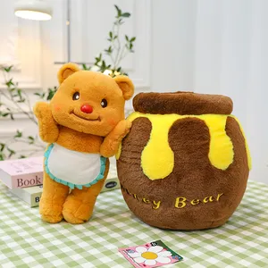 yanxiannv cpc 55cm Factory Wholesale Hot Selling Teddy Bear Plush Toy Pillow Honey Jar Bearys