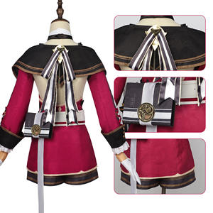 Costume de cosplay complet pour Genshin Impact <span class=keywords><strong>Charlotte</strong></span>, tailles XS-3XL, comprenant uniforme et chapeau. - Product Image 3