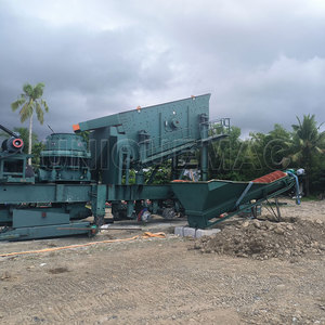 Mỏ đá điện bánh xe di động hàm Than đá đống đổ nát năng lượng mặt trời Ballast Pallet Máy Nghiền giá máy cho cát xây dựng - Product Image 4