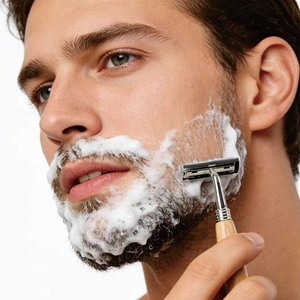 Eco-Friendly Biodegradable Custom Premium Twin Blade Stainless Steel Ready Stock Natural Bamboo <strong>Razor</strong> for Men - Product Image 4