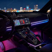 Pour Porsche Cayenne 958 2010-2017, éclairage ambiant intelligent à LED pour voiture avec éclairage intérieur Symphony, éclairage ambiant automobile