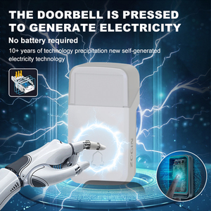 Vòng đời dài tự hỗ trợ không dây thông minh Điện 55 giai điệu hộ gia đình căn hộ cửa chuông UA EU Anh AU cắm chuông cửa không dây - Product Image 3
