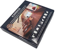 Boîtes d'emballage auto-érectables en papier écologique avec logo personnalisé, impression UV et paillettes pour vêtements de mode et électronique grand public