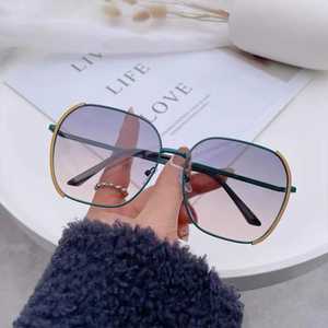 <span class=keywords><strong>2025</strong></span>新着スタイリッシュなKスタイル流行のサングラス大きな丸い顔女性のためのおしゃれなサングラス - Product Image 3