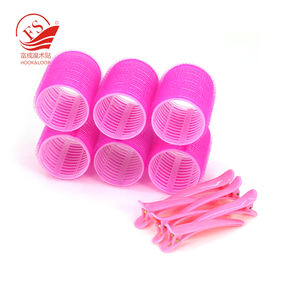 Kalte Temperatur DIY Salon Friseur Locken wickler Selbst greifende heiße Haar rollen Musters tab Kunststoff Gummi Material für die Frisur - Product Image 2