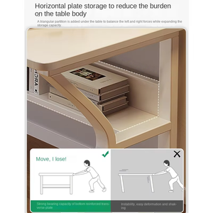 Scrivania Computer di lusso Desktop casa semplice scrivania per studenti camera da letto semplice scrivania - Product Image 6