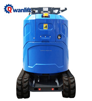 Machine électrique de levage d'homme de batterie de mât vertical simple de mini ascenseur de boom de qualité supérieure pour le produit élevé de tables élévatrices de travail