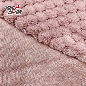 Kingcason Chinchilla chaqueta <span class=keywords><strong>de</strong></span> <span class=keywords><strong>piel</strong></span> sombrero <span class=keywords><strong>de</strong></span> <span class=keywords><strong>vaquero</strong></span> manta blanca Real abrigo marrón Natural poliéster tela <span class=keywords><strong>de</strong></span> conejo falso - Product Image 3