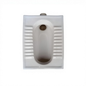 WC économique moderne Orissa Pan 20 WC, toilette à la turque en céramique pour salle de bain, fabriqué en Inde - Product Image 1