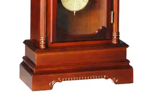 Garde-temps traditionnel en détresse antique Heirloom Record Document pour assurer la qualité Lachen Wooden Grandfather Floor Clock