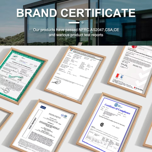 USA Canada nfrc nhôm kính trượt <span class=keywords><strong>Windows</strong></span> với chèn rèm được xây dựng trong màn trập thiết kế riêng tư với màn hình - Product Image 3