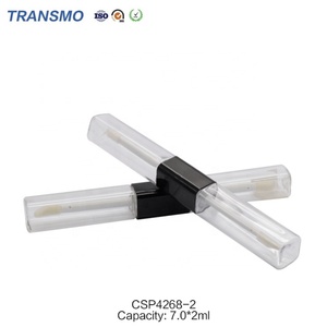 Tubes de gloss à lèvres double embout 7 ml, flacon de sérum pour cils, tubes uniques pour colle à faux cils, tubes en plastique pour gloss à lèvres - Product Image 3