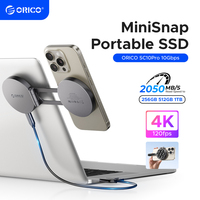 ORICO-Mini SSD Externe Magnétique Ultra-Mince Portable de 1 To, 2000 Mo/s, Prores HDR 4K, pour Mabk PC Consumer Electronics