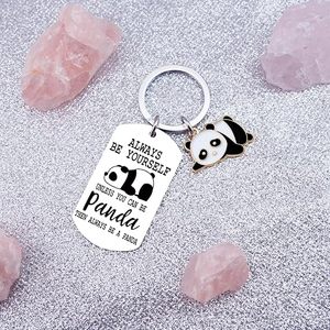 Factory Direct Kawaii Panda Keychain for Kids Teens Girls Panda Lovers Jewelry Gifts Animal Keyring Custom Branding OEM ODM - Product Image 5
