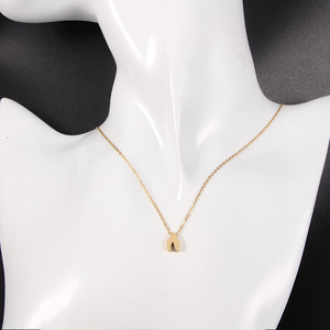 Collier en acier inoxydable plaqué or 18K, polissage miroir, en acier inoxydable, pour femmes, souhait en os - Product Image 4