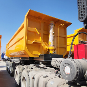 Remolque <span class=keywords><strong>Volquete</strong></span> Chenda de 2/3/4 Ejes Tipo U/Tipo Cuadrado de 40 CBM/50 CBM para Transporte de Minería/Arena/Piedra - Product Image 3
