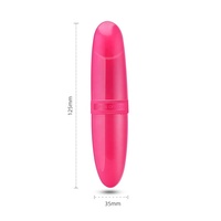 Günstiges Sexspielzeug für Frauen Vibrierender Mini-Bullet-Massager Klitoris-Stimulator Lippenstift-Vibrator