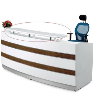 Free Sample <b>Desk</b> Design Plans Furniture Australia Office Reception Counter for Sale - Product Image 6