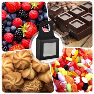 Custom cibo usa e getta riciclabile imballaggio caramelle regalo regalo scatole appese di vino con finestra - Product Image 6