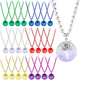 Collares de Bola de Discoteca LED DAMAI, Decoraciones para Fiestas, Recuerdos Luminosos para Fiestas, Collares LED que Brillan en la Oscuridad para Niños y Adultos, Cumpleaños - Product Image 4