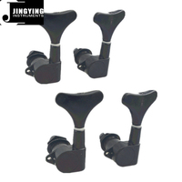 2024 Jingying musique guitare Tuning Pegs, vente en gros alliage queue de poisson poignée nouvelles têtes de machine de guitare basse électrique entièrement fermée