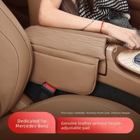 Coussin d'accoudoir de console centrale Mercedes-Benz Classe E Classe S E300L OLIVER Tapis de protection rehausseur de hauteur compatible Classe C/Classe A GLB