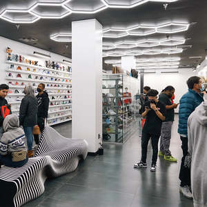 HanYin Black Aluminium Hexagonal Light 220V verbin dbare Auto Showroom Beauty Station Pflege sechseckige LED-Licht - Product Image 3