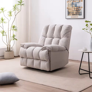 Canapé relaxant confortable pour salon d'hôtel, fauteuil inclinable moderne en tissu, fonctionnel et manuel, canapé paresseux inclinable. - Product Image 5