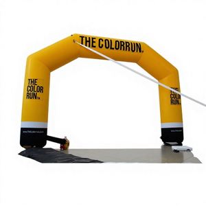 Hot Sale Waterproof Durable Inflatable Yellow Arch with Electric Inflation Over 12ft Tall for Outdoor Advertising Events - Product Image 2