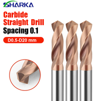 Foret hélicoïdal en carbure SHARKA M35, foret spiralé 0.5/1/1.5/2/2.5/3/3.2/3.5/4/4.5/5mm, tige droite pour acier inoxydable