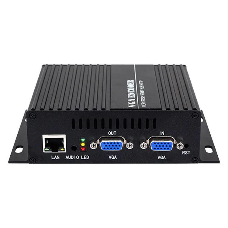 Video HD 1080P Dual Stream RTMP ONVIF, Encoder VGA IPTV Streaming Langsung Video LAN RJ45 H.264