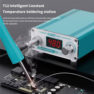 Station de soudage thermostatique intelligente UYUE T12 pour la réparation de cartes mères de téléphones portables, outils de soudage à pointe chauffante - Product Image 3