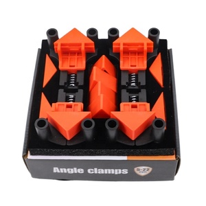 Serre-joints d'angle réglables en plastique pour le travail du bois, 4 pièces, 60/90/120 degrés, fixation rapide - Product Image 1