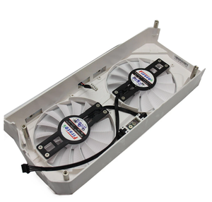 FD9015U12S 0.55A GTX1060 De Refroidissement Ventilateur pour EMTek Palit GeForce GTX <span class=keywords><strong>1060</strong></span> <span class=keywords><strong>6GB</strong></span> HV Blanc Monstre Carte Vidéo Cooler <span class=keywords><strong>Fan</strong></span> - Product Image 3