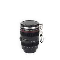 Produits les plus vendus Mini chope à bière en plastique à double paroi en forme d'objectif d'appareil photo créatif Verre à liqueur