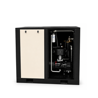 Compresseur d'air fixe à vis Qyon 22KW 30hp 0.75Mpa 7.5 Bar, moteur et compresseur refroidis par air, usage intensif, IP55, économie d'énergie