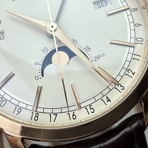 Retro Classic VC4010 Disc Unique Design Sapphire Mirror Date Calendar Display Moon Phase Men's <b>Mechanical</b> <b>Watch</b> - Product Image 2