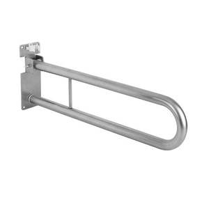 Barra de Apoyo Plegable de 85 cm de Acero Inoxidable con Portarrollos de Papel Higiénico, Equipo de Seguridad para Baño - Product Image 1