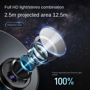 Lampe de projection LED PC avec système stéréo son surround - Cadeau créatif et romantique pour chambre à coucher, ambiance galaxie, décoration intérieure - Product Image 3