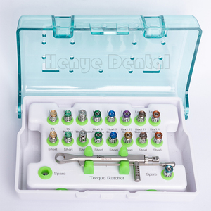 5 Stuks Tandheelkundige Implantaat Lab Landhoofd Gereedschap <span class=keywords><strong>Kit</strong></span> Zeskant Schroevendraaier Boor & Accessoires Met Abutment Schroevendraaier - Product Image 5