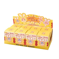 100% Original Samuel Mini Happy Moments, Lindo Peluche Colgante en Caja Ciega, Figura de PVC Auténtica, Decoración Colgante, Juguete de Regalo