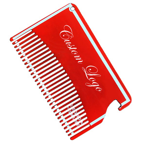 Wholesale Powder Coating <strong>Man</strong> Beard Comb Bottle Opener Credit <strong>Card</strong> Bottle Opener - Product Image 6