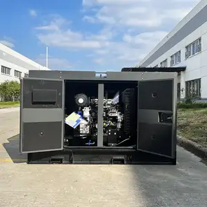 With Cummins Weichai 20kw 22kw 25kva 30kva 40kva 50kva 30kw Silent Diesel Generator 40kw 50kw Water Cooled Generator Set
