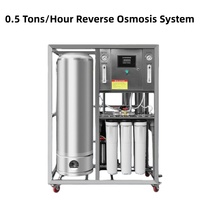 Personnalisez l'équipement d'osmose inverse industriel en 5 étapes d'une capacité de 500L/heure avec système UV pour l'industrie de l'eau en bouteille