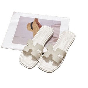 2026 New Summer Korean Style One Strap Slides Women Flat Soft Sole Fashion Outdoor Parent Child <b>Slippers</b> - Product Image 5