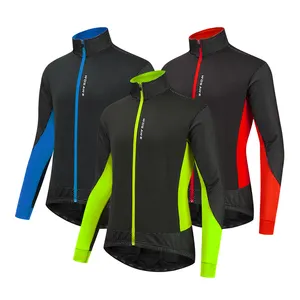 WOSAWE Winter Riding Warm Long-sleeved Cycling Jacket Fleece Windproof Cold-proof Top Outdoor Leisure Sports Jacket