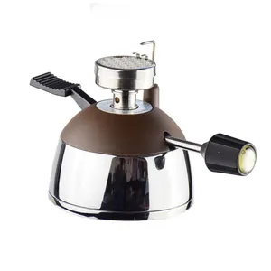 Ecocoffee Bộ Bếp Nhỏ Máy Pha Cà Phê Siphon Gas Burner Với Giá Thép Không Gỉ Barista Máy Pha Cà Phê