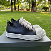 Zapatos urbanos de cuero negro de primera calidad, estilo casual inspirado en diseñadores, calzado suave y cómodo para caminar a diario